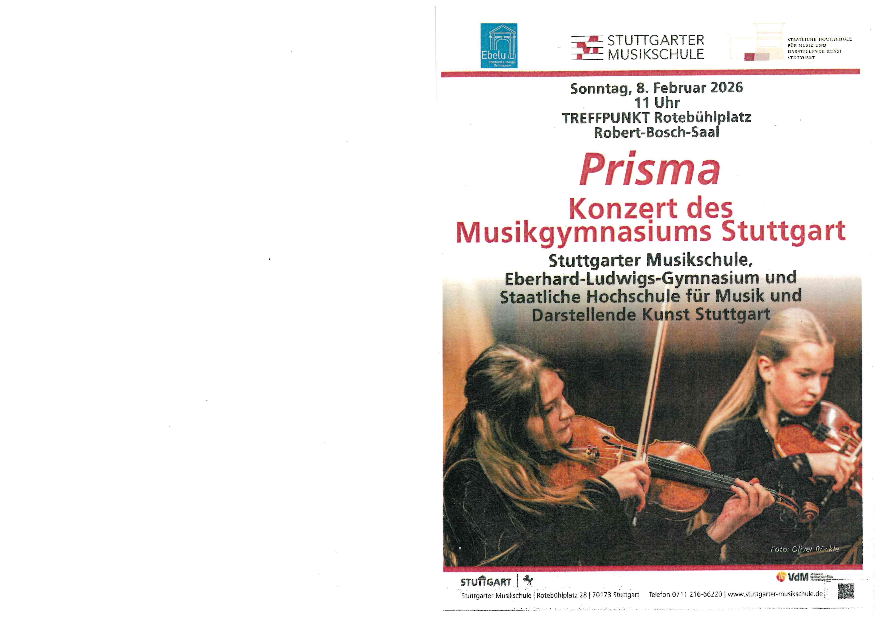 Prismakonzert der Unterstufe