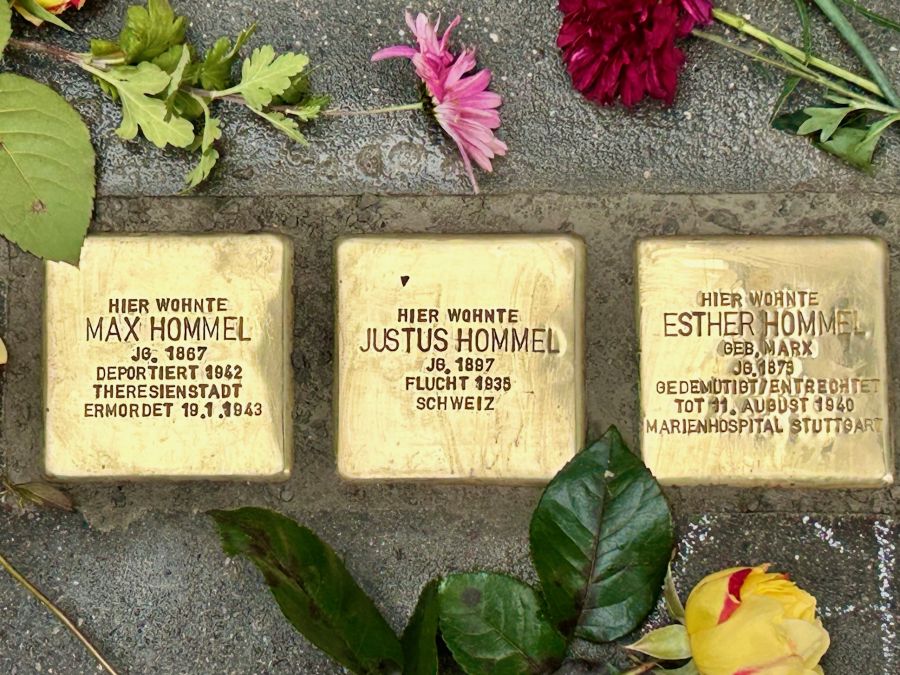 Stolperstein für ehemaligen Ebelu-Schüler und Stifter Justus Hommel