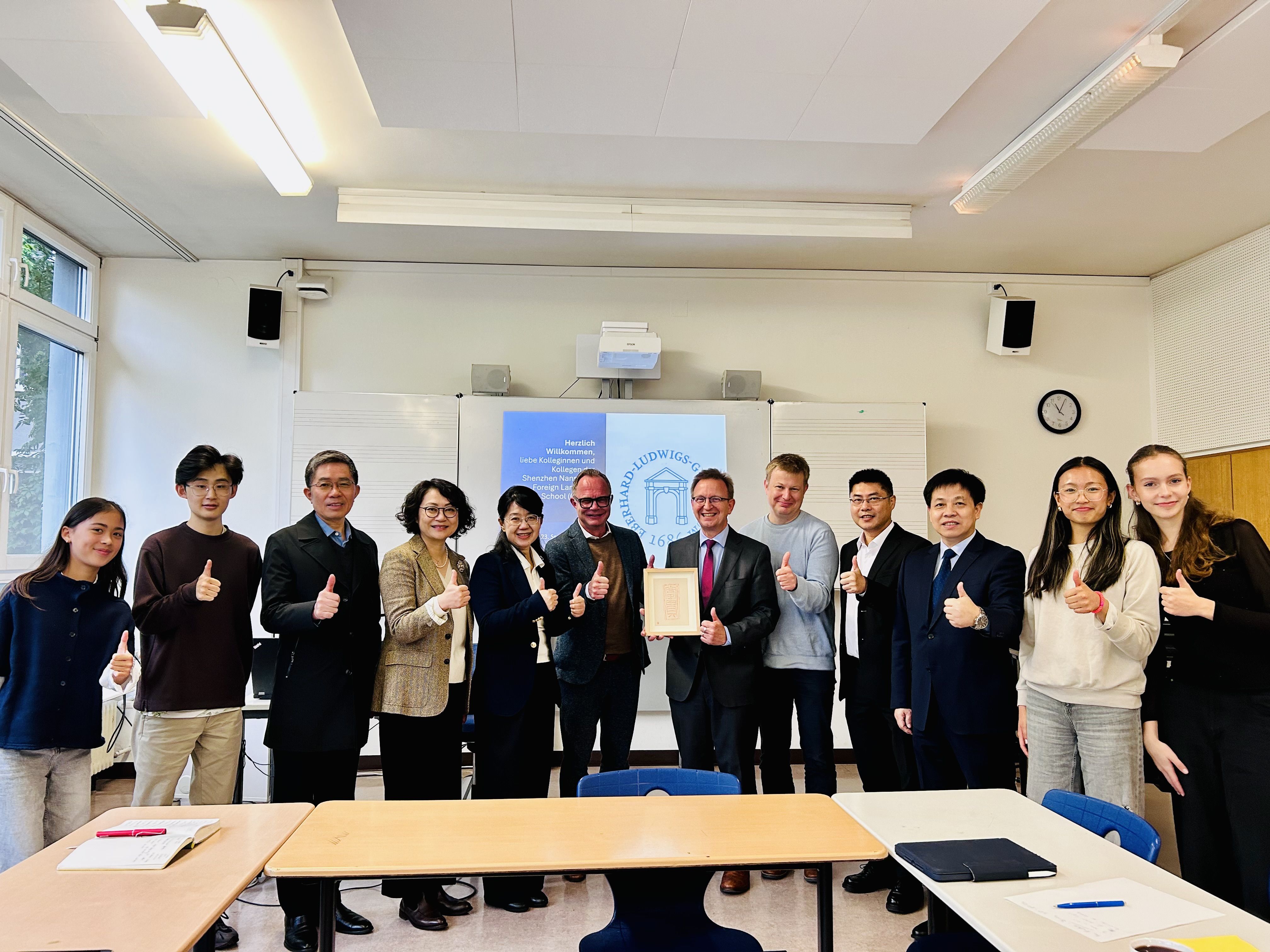 Besuch aus China am Ebelu